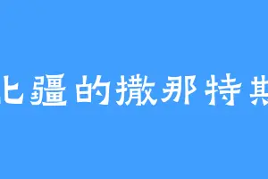 北疆的撒那特斯