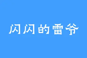 闪闪的雷爷
