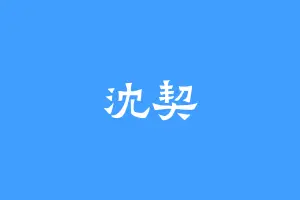 沈契