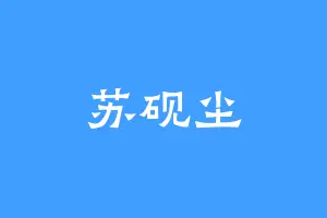 苏砚尘