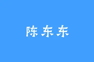陈东东
