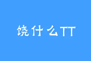 饶什么TT