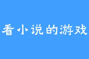爱看小说的游戏迷