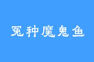 冤种魔鬼鱼