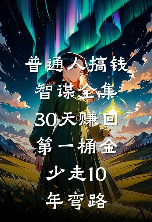 普通人搞钱智谋全集：30天赚回第一桶金，少走10年弯路抖音热门免费小说完结_最新完本小说推荐普通人搞钱智谋全集：30天赚回第一桶金，少走10年弯路(抖音热门)