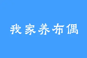 我家养布偶