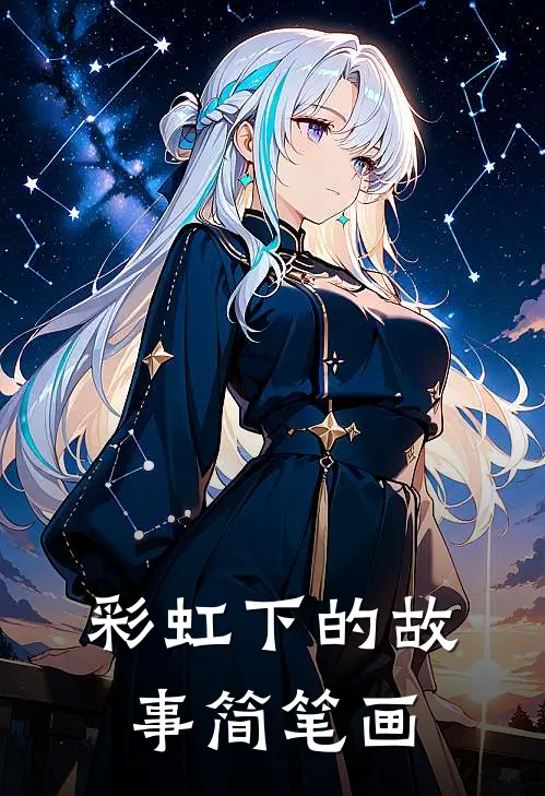 彩虹下的故事简笔画