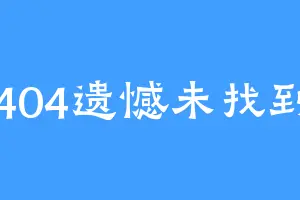 404遗憾未找到