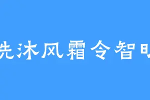 洗沐风霜令智明