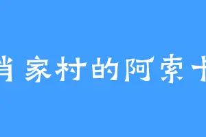 肖家村的阿索卡