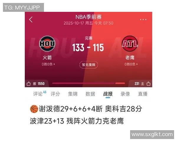 火箭大胜老鹰,全队火力全开,展现无与伦比的战斗力 火箭大胜老鹰,全队火力全开,展现无与伦比的战斗力